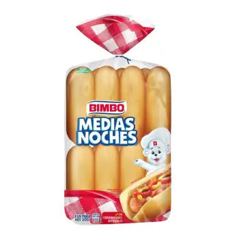 Pan para Hot Dog Bimbo Medias Noches 16 Pzas - K