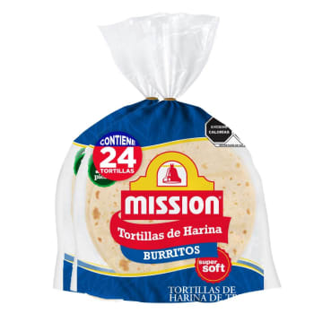 Tortillas de Harina Mission Burritos 2 paquetes con 12 pzas - K