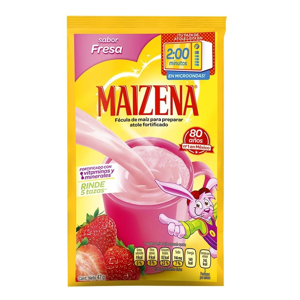 Exhibidor Atole Maizena Fresa 47G/24S - SCG