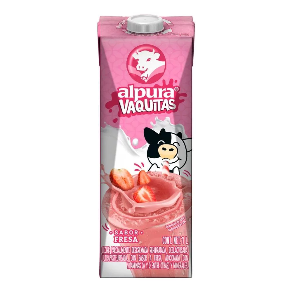 Caja Leche Alpura Fresa 1L/12P