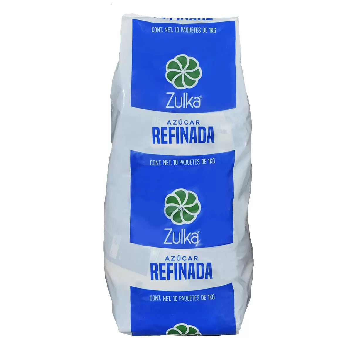 Zulka Azúcar Refinada 10 bolsas de 1 kg - .