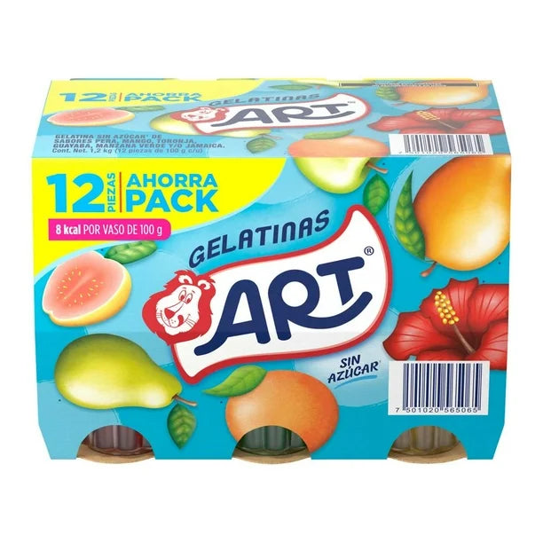 Gelatina Art Sin Azúcar 12P/125G