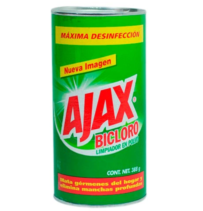 Caja Lavatrastes Ajax Bicloro 388 G/48P - SCG