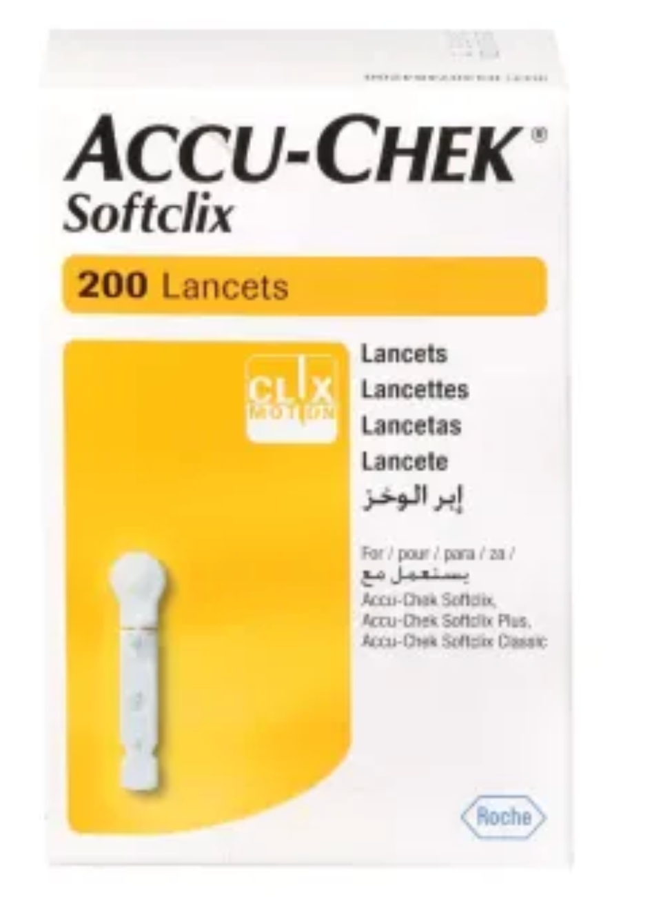 Lancetas Accu-Chek Roche Softclix 200P - .