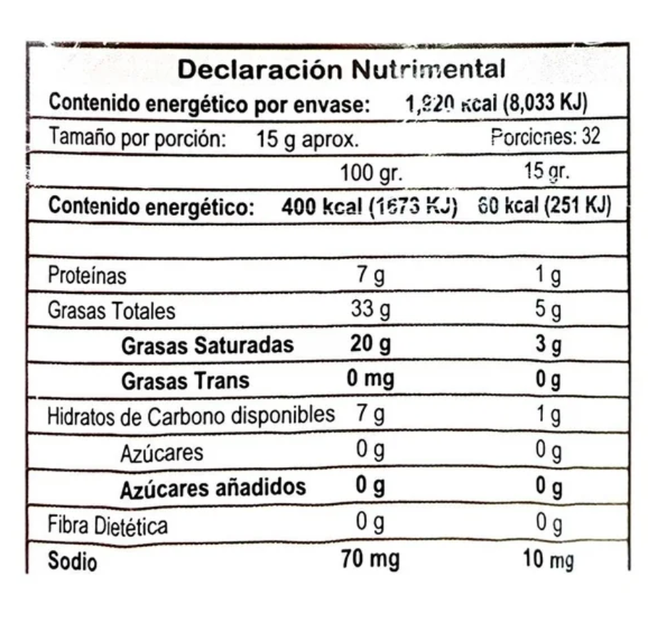 Nata de Rancho 100% Natural 500 ml - .