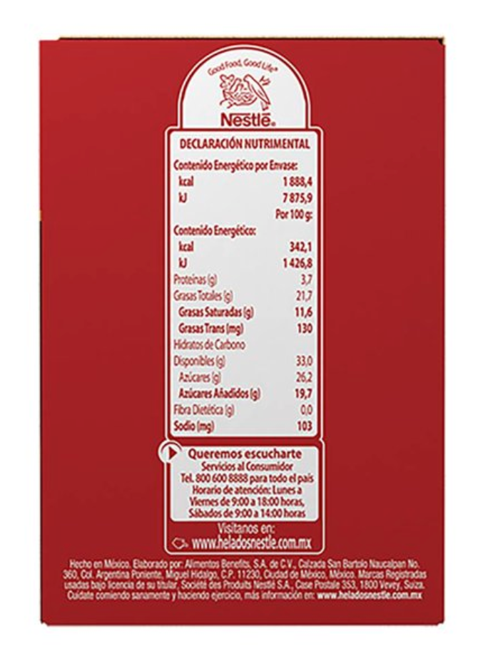 Paleta Helada KitKat Nestlé 12 pzas - .