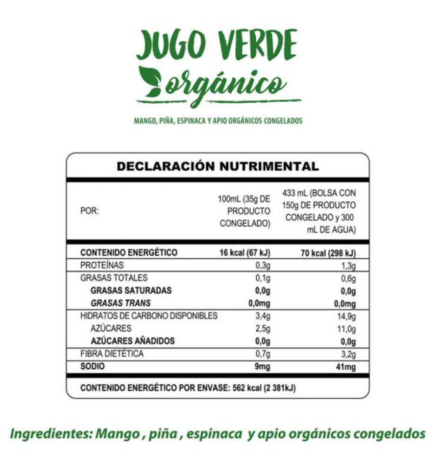 Mix para Jugo Verde Member's Mark 1.2 Kg - .