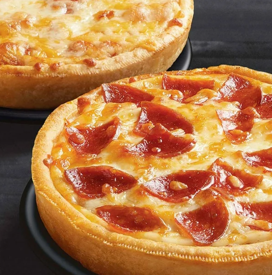 Pizza Red Baron Deep Dish Pepperoni y Cuatro Quesos 12 pzas - .