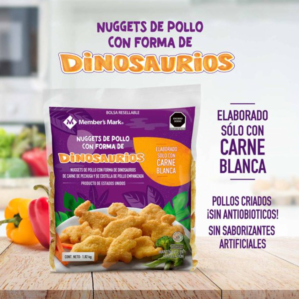 Nuggets de Pollo Member's Mark 1.82 kg - .