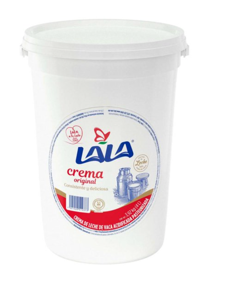 Crema Lala Entera 4 l - .