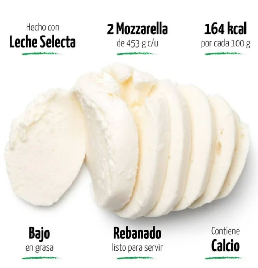 Queso Mozzarella Member's Mark Rebanado 906 g - .