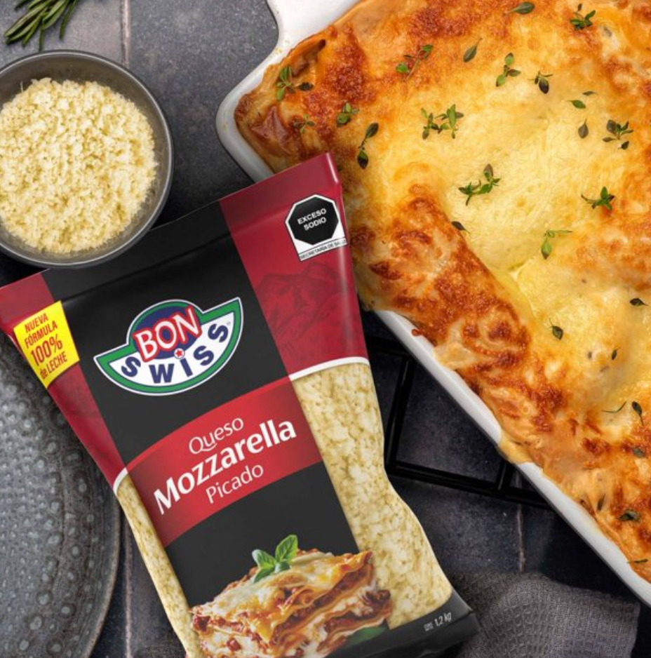 Queso Mozzarella Bon Swiss 1.2 kg - .