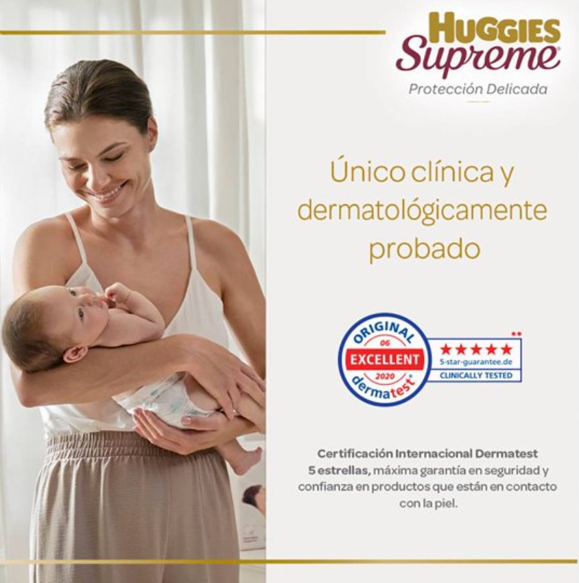 Pañales Huggies Supreme SUPREME Protección D - .