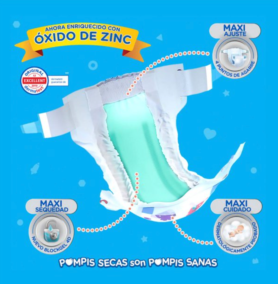 Pañales KLEENBEBE Suavelastic Jumbo 84 piezas - .
