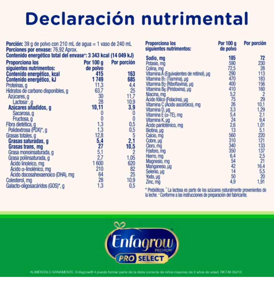 Alimento Para Niños Enfagrow Promental Etapa 4 con 2 Latas de 1.5 kg c/u - .