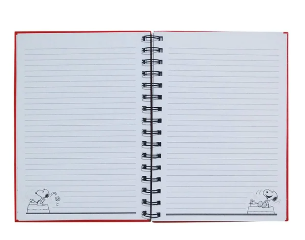 Libreta con Espiral Danpex Raya Peanuts con 140 Páginas SNO751W-5 - .
