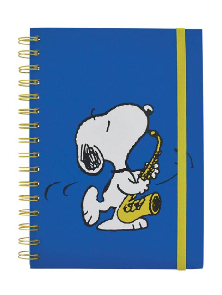 Libreta con Espiral Danpex Raya Peanuts con 140 Páginas SNO751W-4 - .