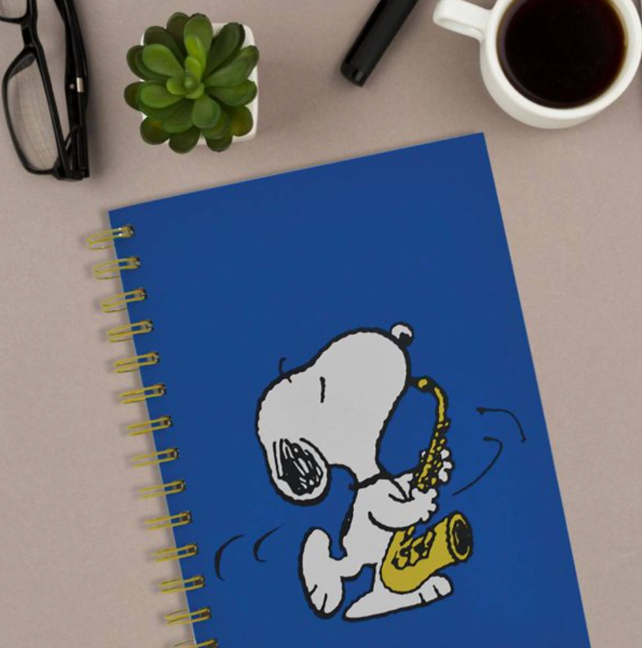 Libreta con Espiral Danpex Raya Peanuts con 140 Páginas SNO751W-4 - .
