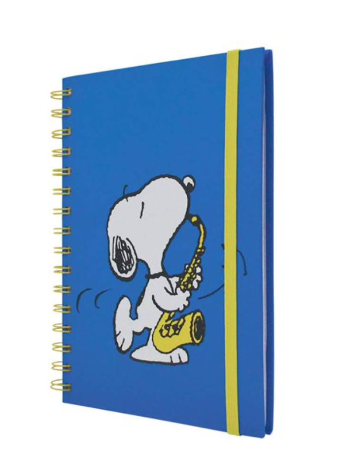 Libreta con Espiral Danpex Raya Peanuts con 140 Páginas SNO751W-4 - .