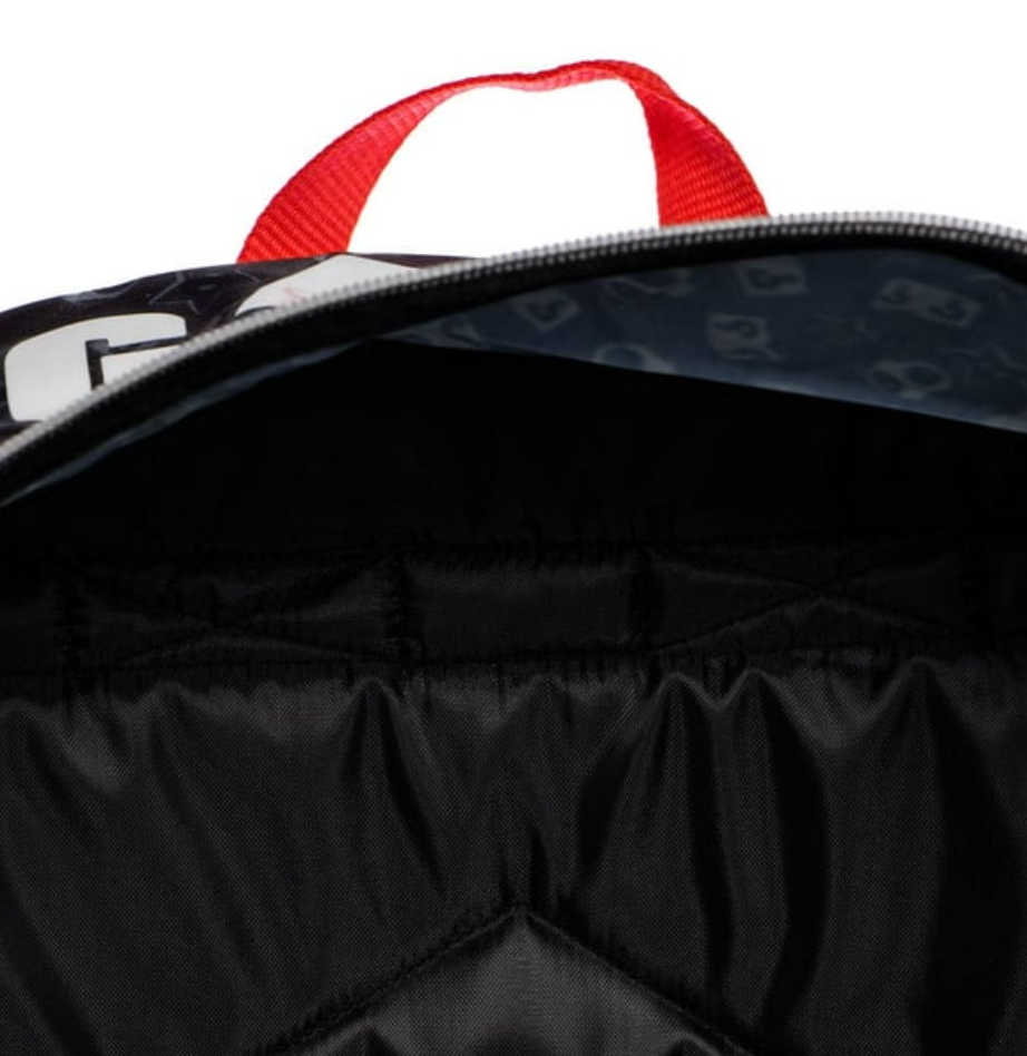 Backpack Ruz Mario Bros Primaria Rojo con Negro - .