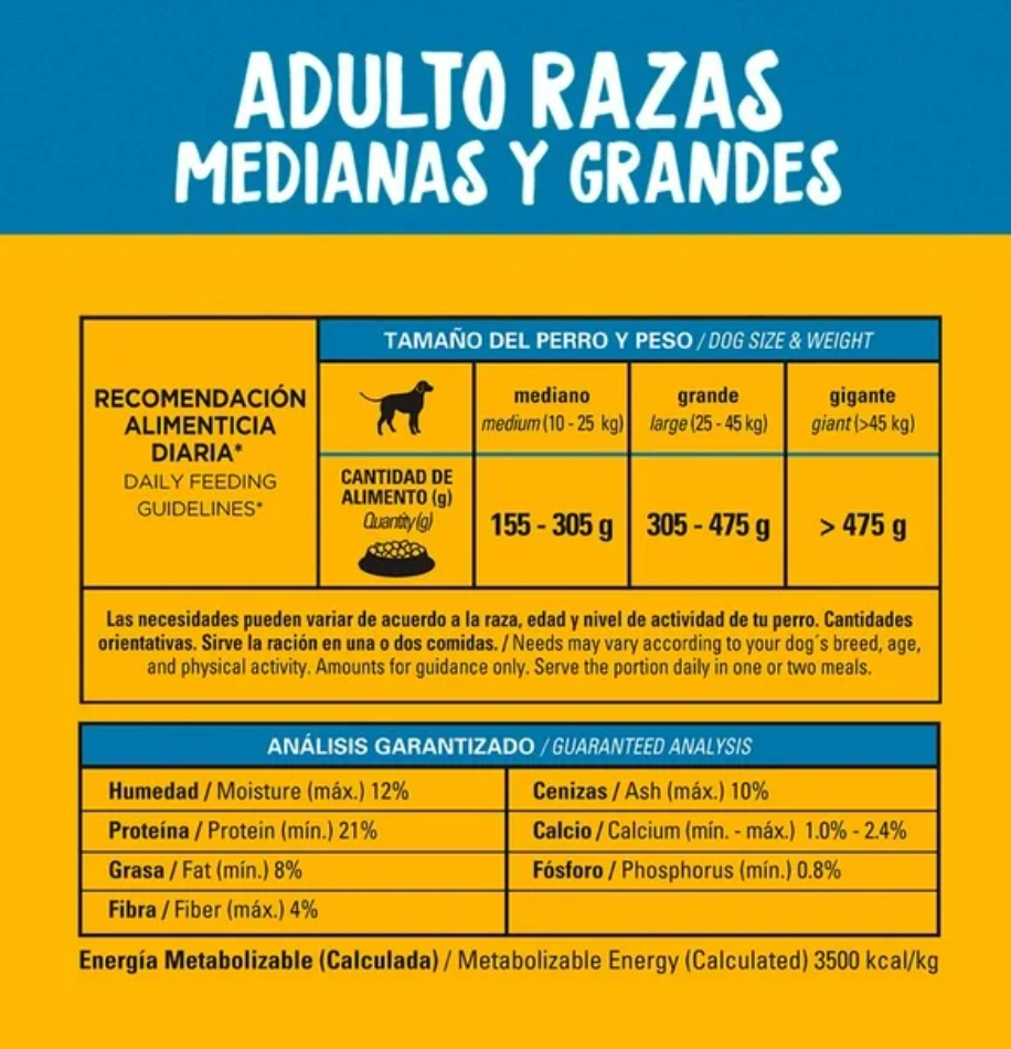 Alimento Seco para Perro Pedigree Adulto 21 kg - .