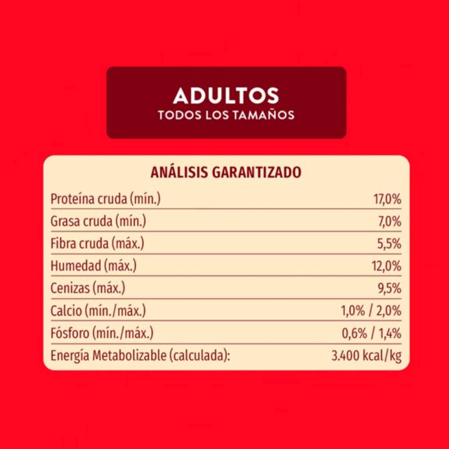 Alimento Seco para Perro Campeón Todos los Tamaños 25 kg - .