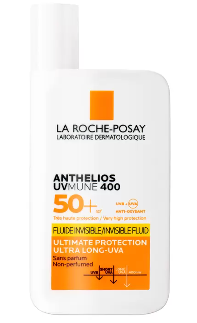 La Roche Posay Anthelios UV Mune 400 Fluido Invisible FPS50+ Sin Color 50ml - KOZ
