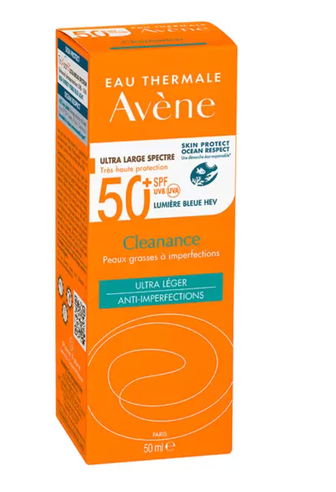 Avène Cleanance Protector Solar TriAsorB FPS 50+, 50ml - .