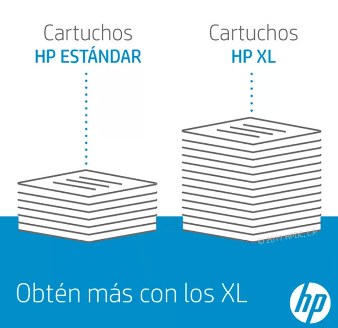 HP664 XL Cartucho de Tinta Negro - .