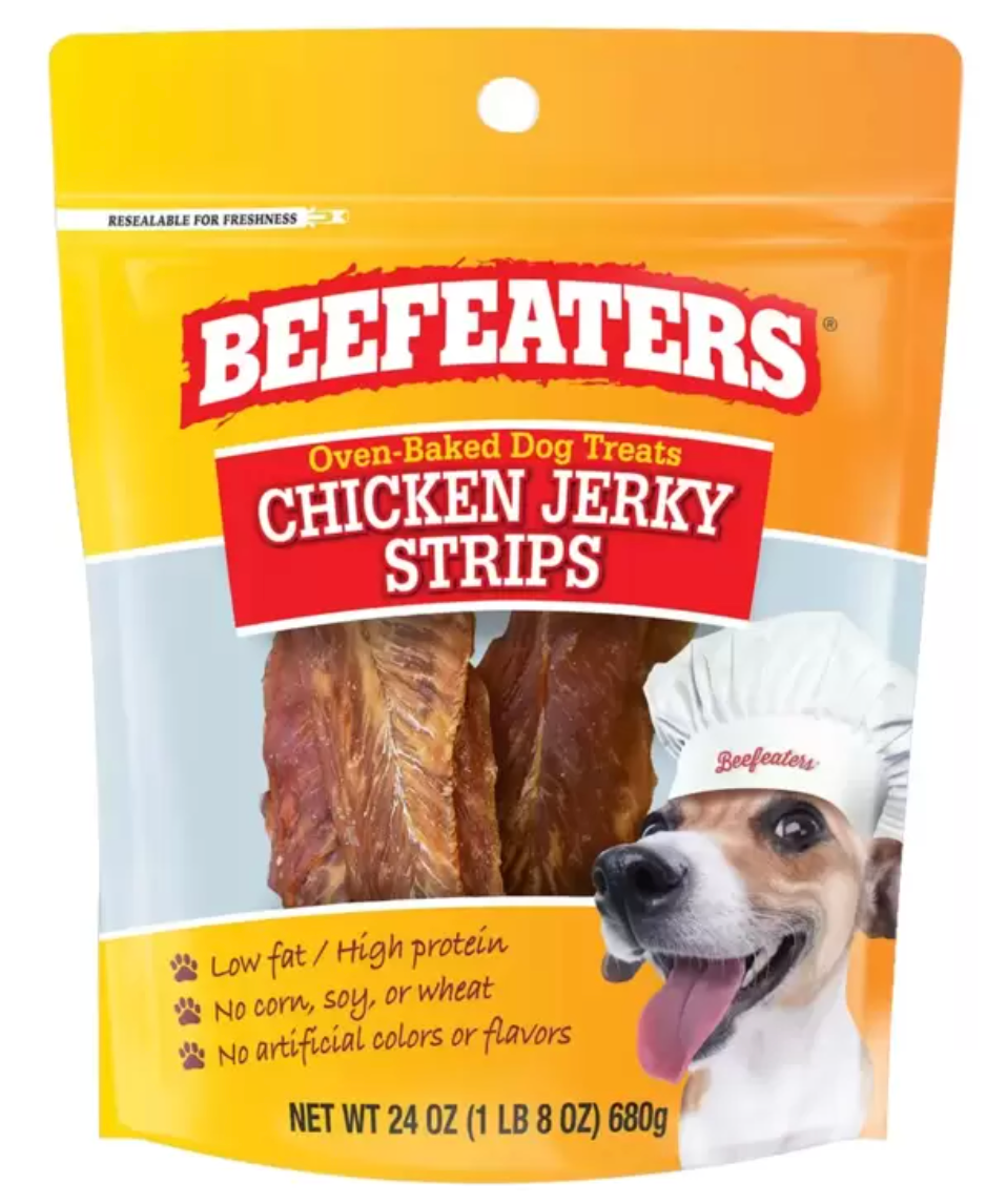 Beefeaters Tiras de Pollo Deshidratadas Horneadas para Mascotas 680 grs - .