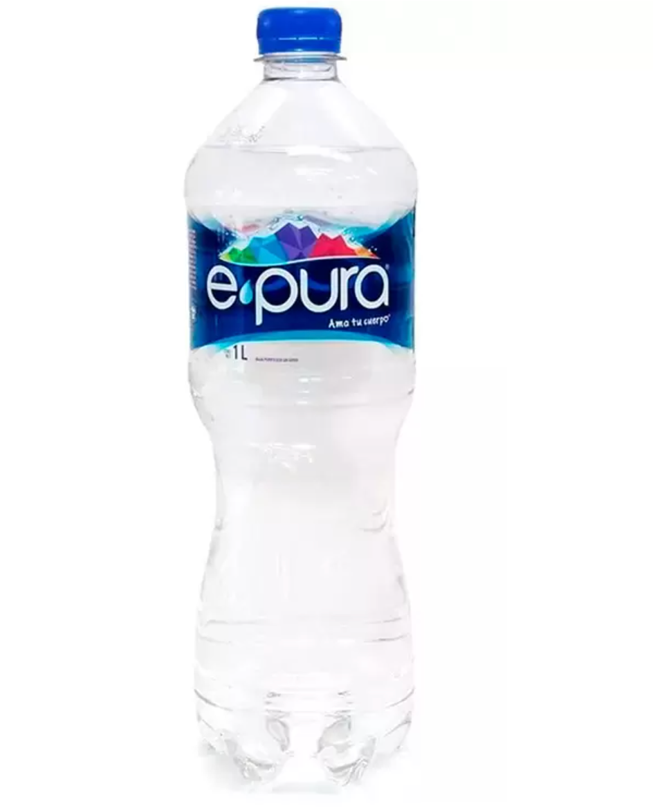 Epura Agua Purificada sin Sodio 6 pzas de 1 L - .
