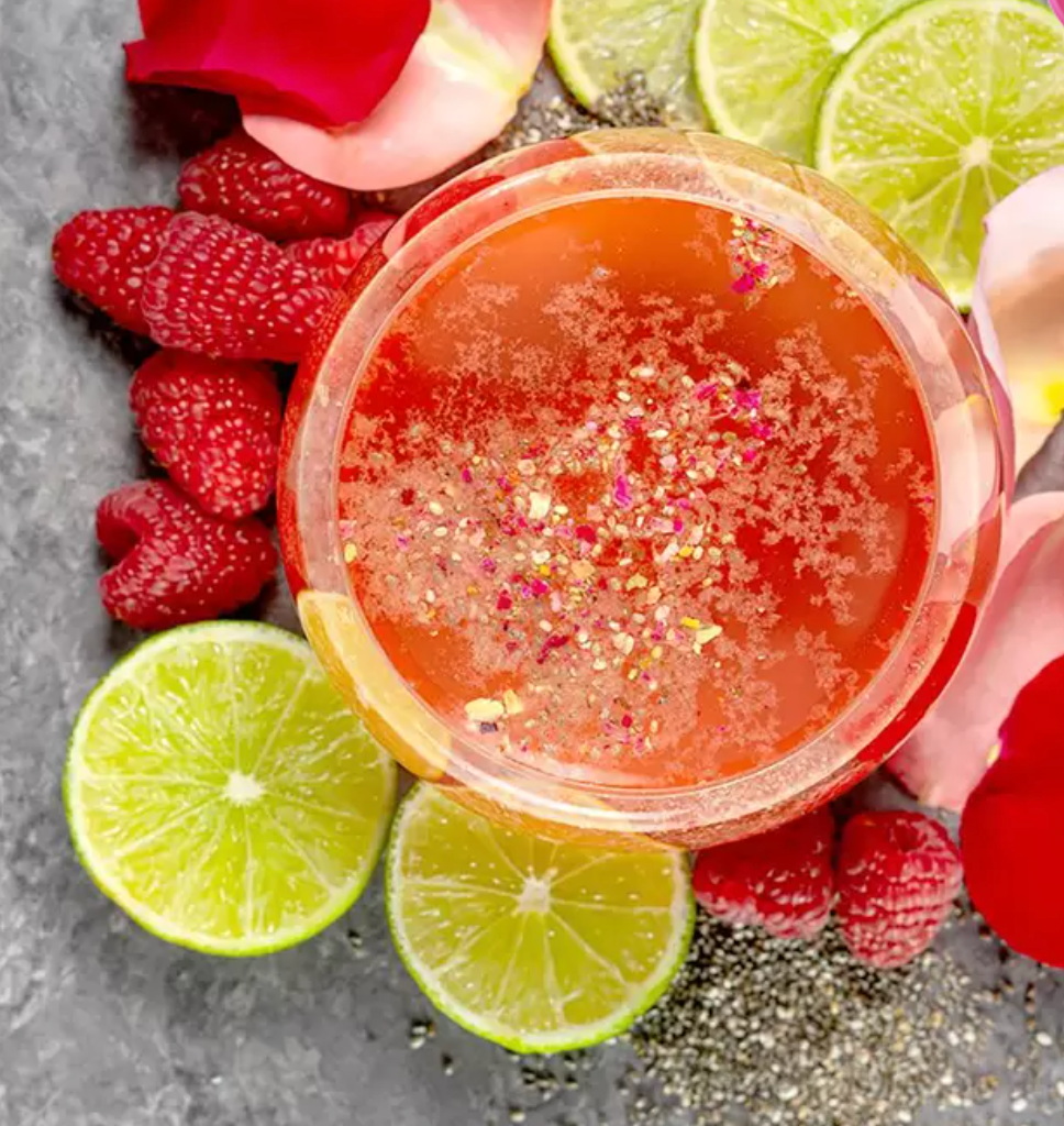 Zaaté Té Blanco Kombucha Limonada Frambuesa sin Azúcar 700 grs - .