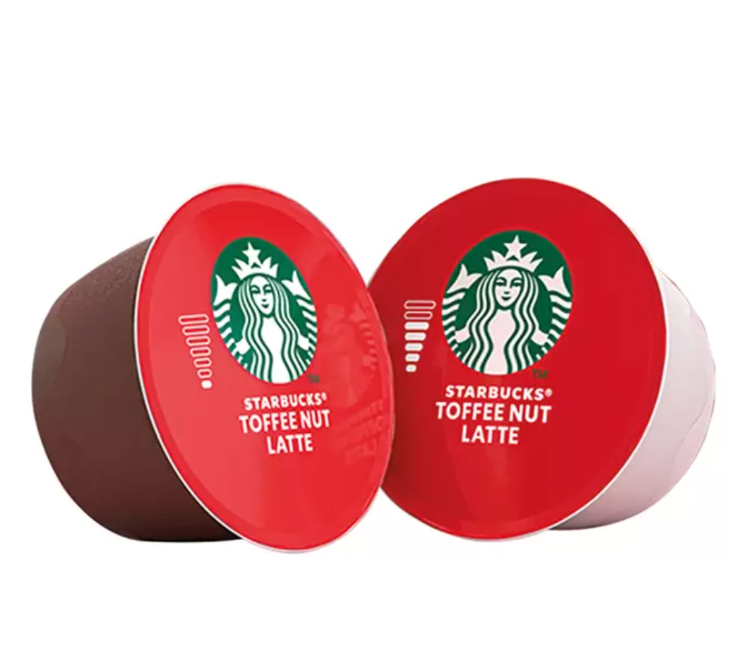Nescafé Dolce Gusto Starbucks Toffee Nut Latte, 48 cápsulas - .