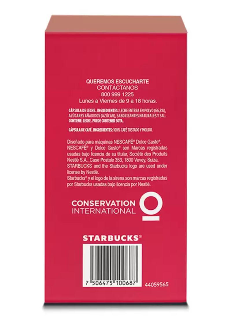 Nescafé Dolce Gusto Starbucks Toffee Nut Latte, 48 cápsulas - KOZ