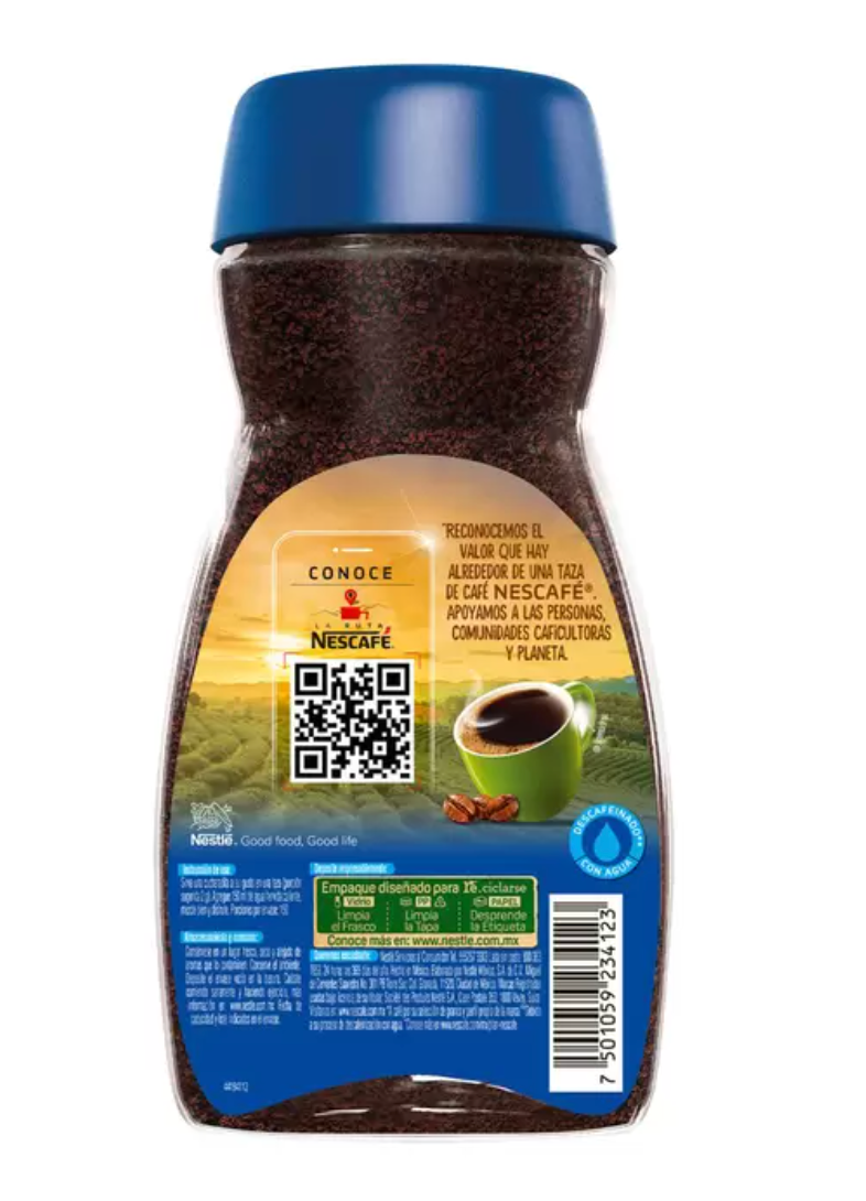 Nescafé Decaf Café Soluble Descafeinado 300 grs