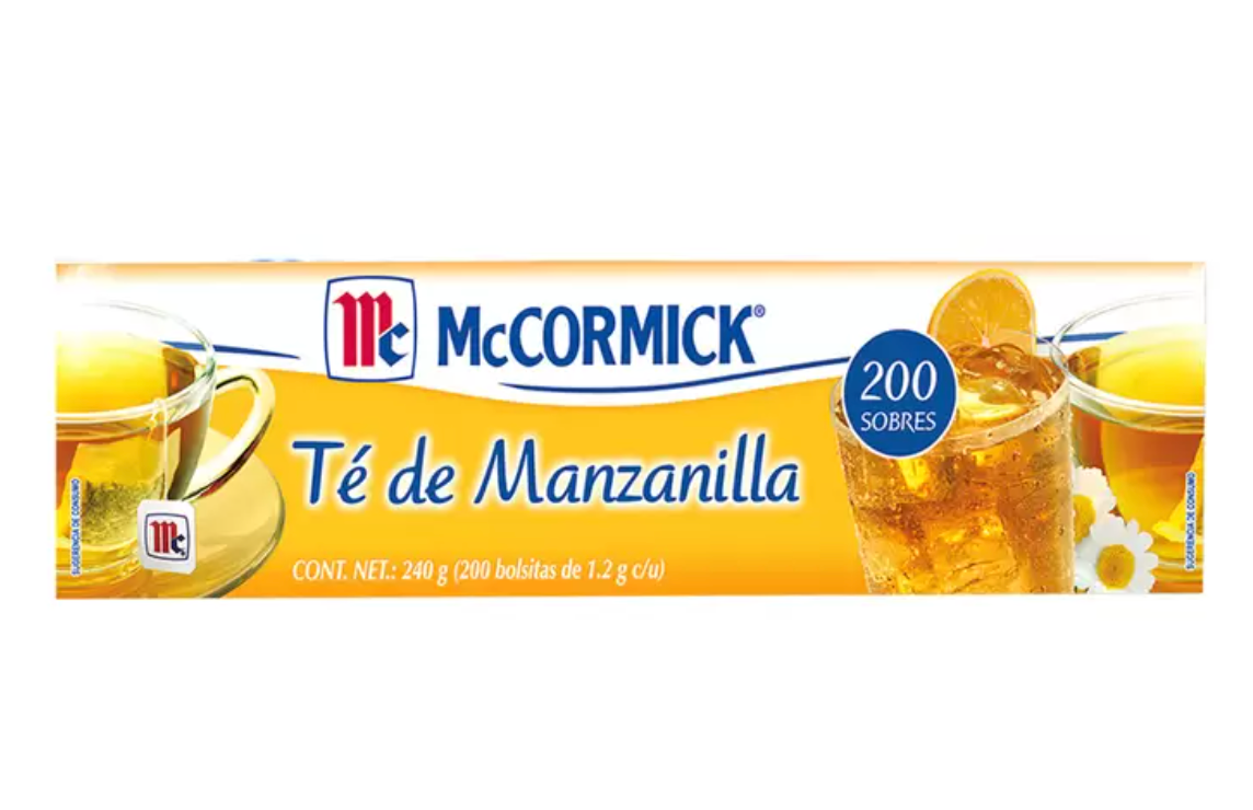 Mccormick Té de Manzanilla 200 sobres - .