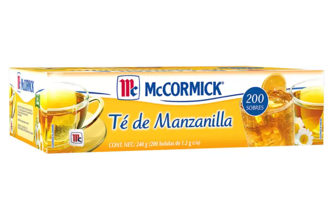 Mccormick Té de Manzanilla 200 sobres - .
