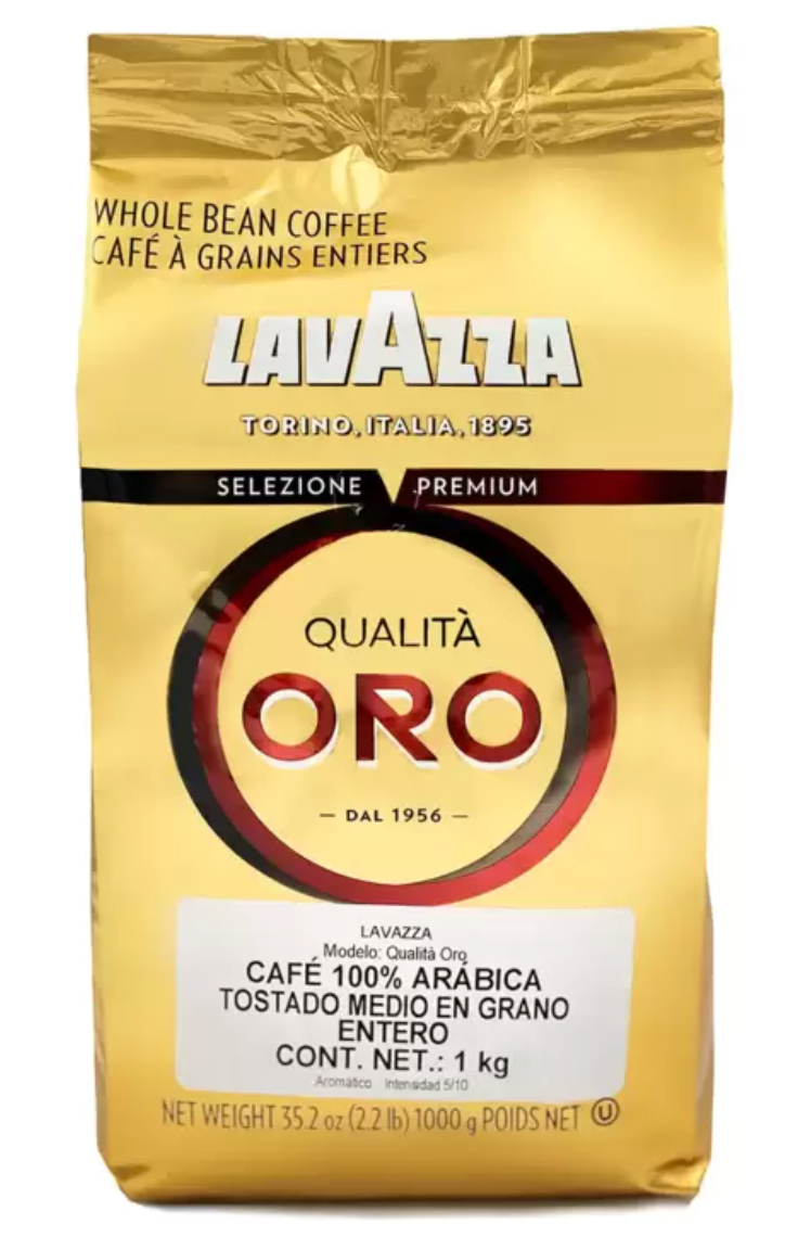 Lavazza Café Qualitá Oro En Grano Entero 1 kg - .