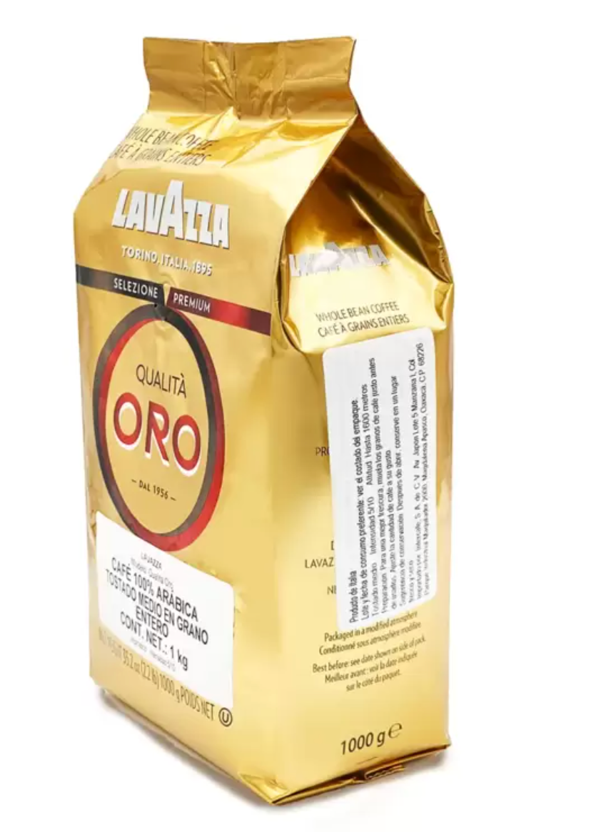 Lavazza Café Qualitá Oro En Grano Entero 1 kg - KOZ