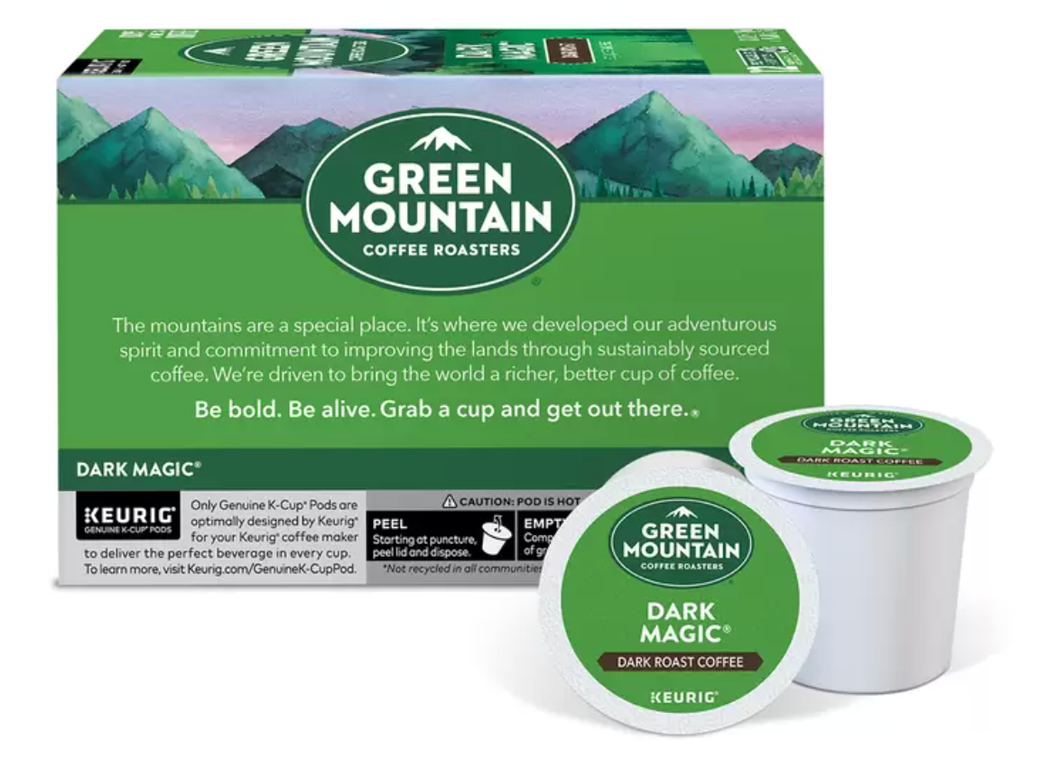 Keurig, Green Mountain Coffee Roasters Dark Magic, 72 cápsulas K-Cup - KOZ