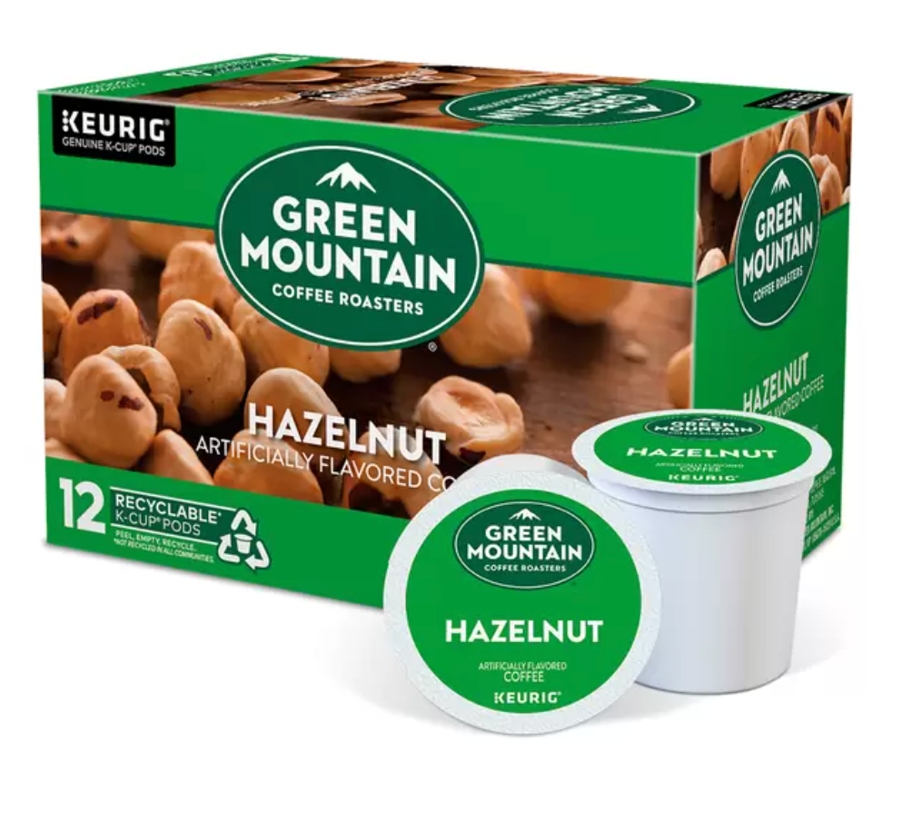 Keurig, Green Mountain Coffee Roasters Hazelnut, 72 cápsulas K-Cup - .