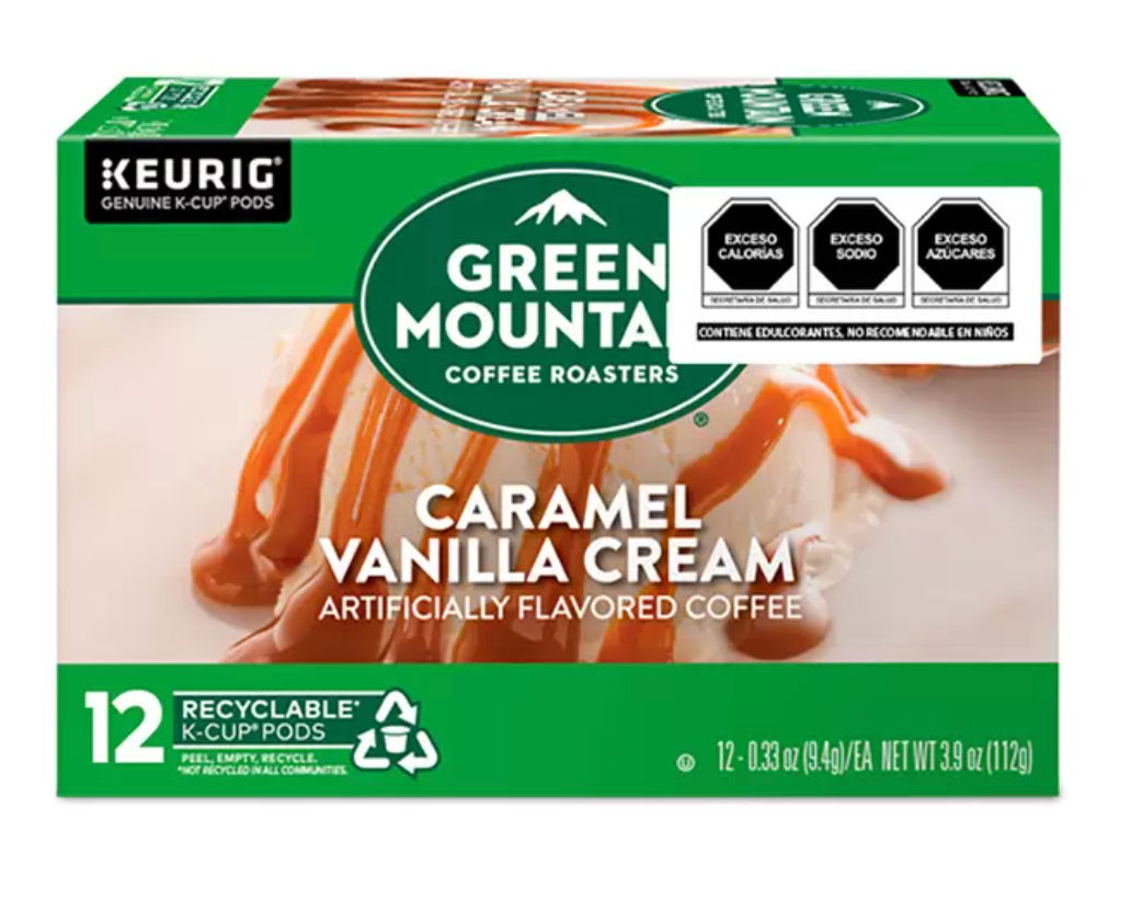 Keurig, Green Mountain Coffee Roasters Caramel Vainilla Cream, 72 cápsulas K-Cup - KOZ