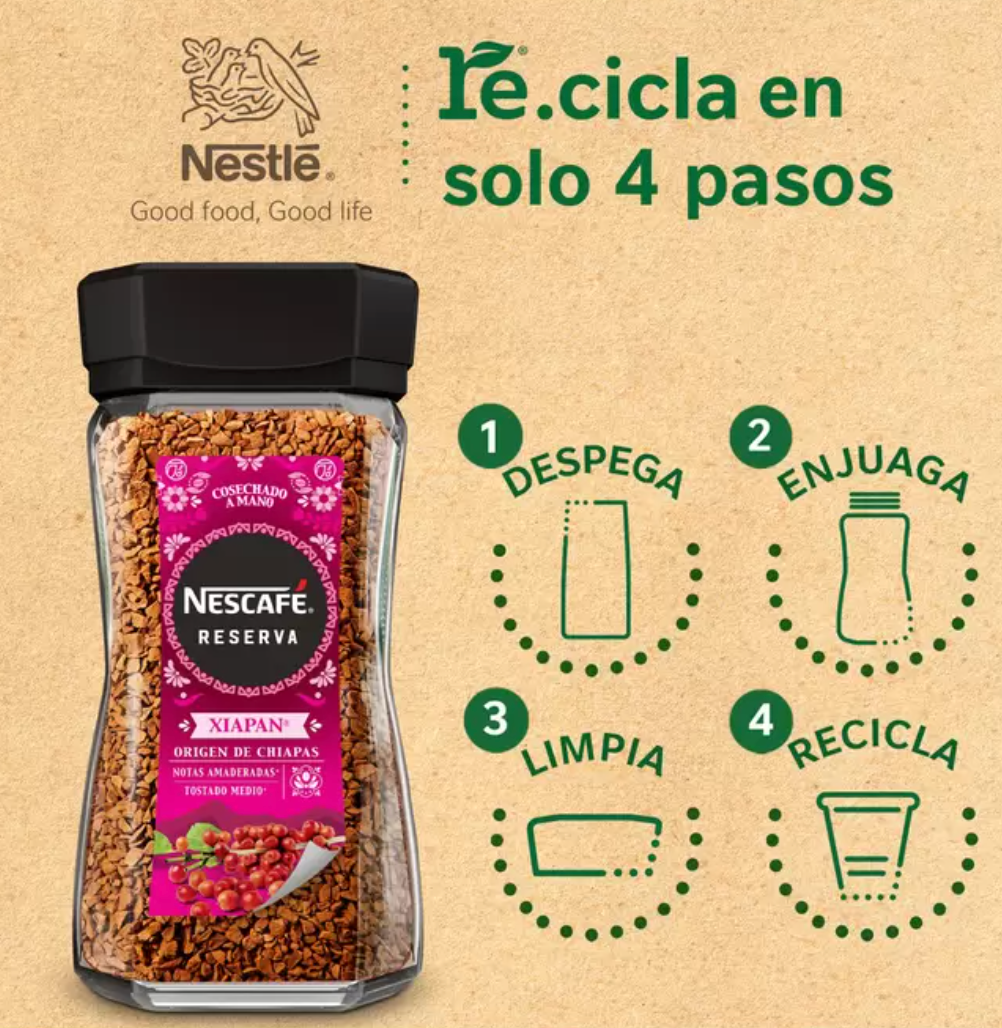 Nescafé Café Soluble Reserva Mexicana 2 pzas de 180grs - .