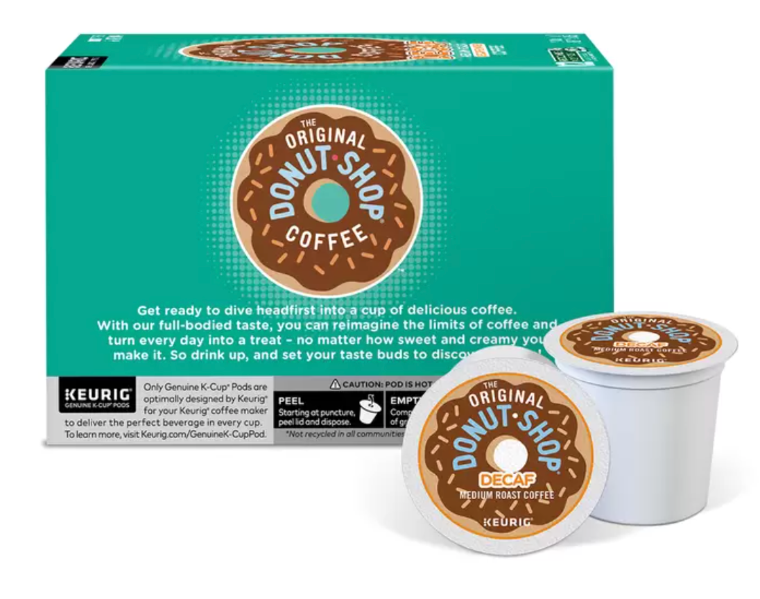 Keurig, Original Donut Shop Decaf, 72 cápsulas K-Cup - .