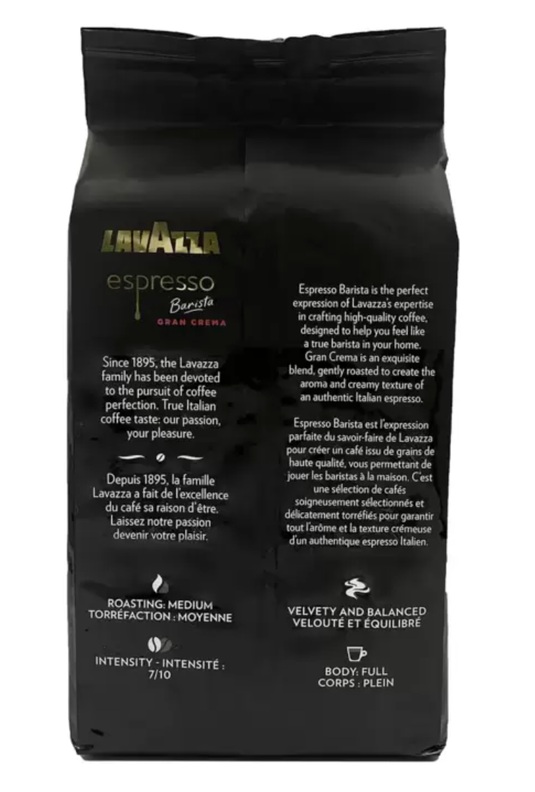 Lavazza Café Gran Crema Espresso Grano Entero 1 kg - .