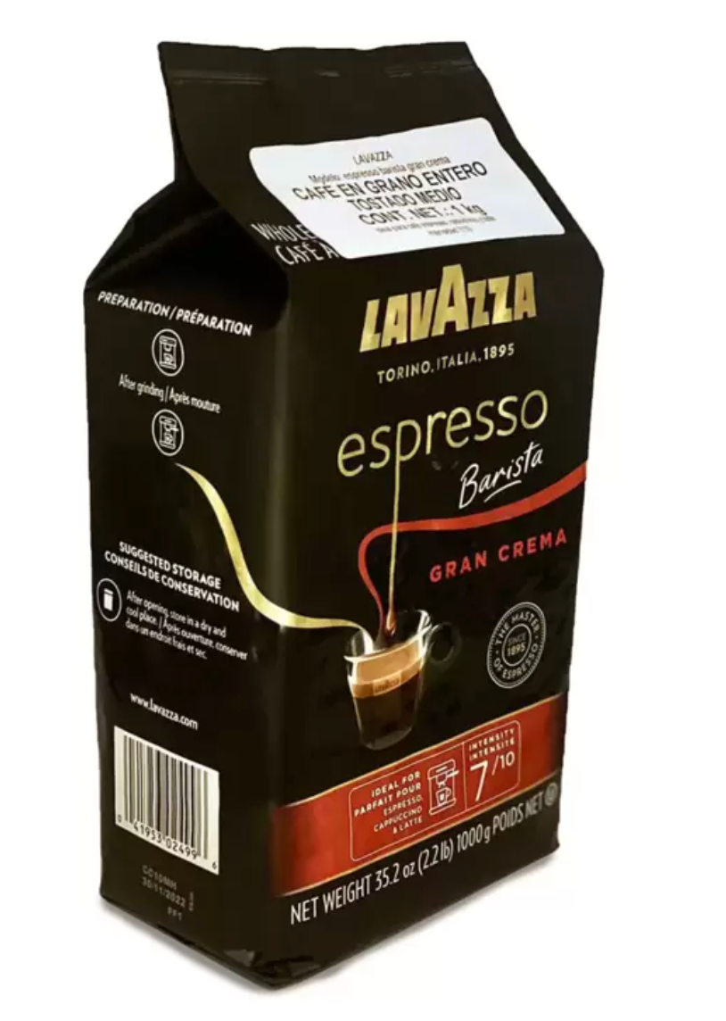 Lavazza Café Gran Crema Espresso Grano Entero 1 kg - .