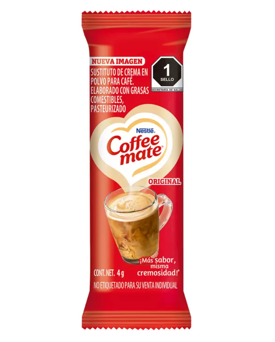 Coffee Mate Sustituto de Crema en Polvo 200 sobres de 4 grs