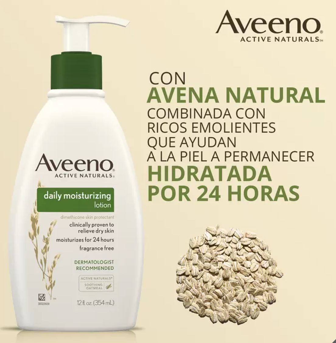 Aveeno Crema Corporal 2 piezas de 591 ml - KOZ