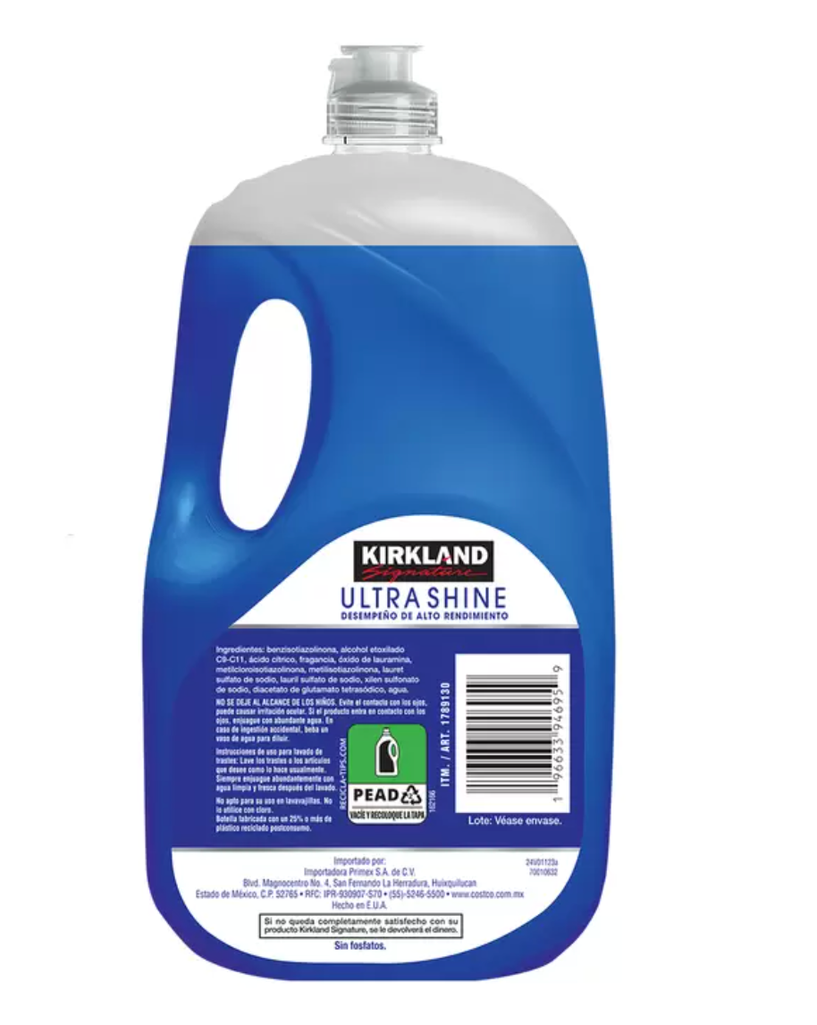Kirkland Signature Jabón Para Trastes Platinum 2.6 L - .