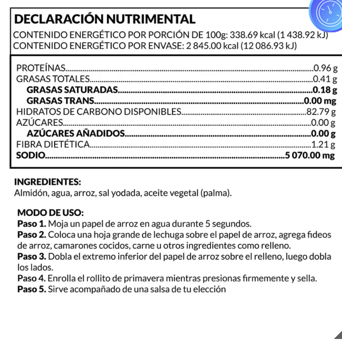 CJ Foods Hojas De Arroz 3 pzs de 280grs - KOZ